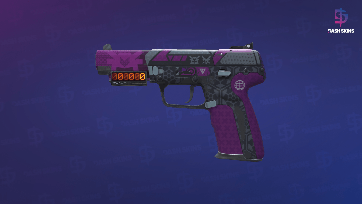 StatTrak™ Five-SeveN | Violent Daimyo (Field-Tested) - Frontside Screenshot