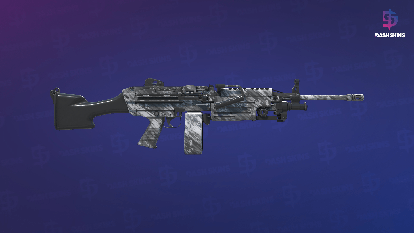 M249 | Sleet (Factory New) - Backside Screenshot