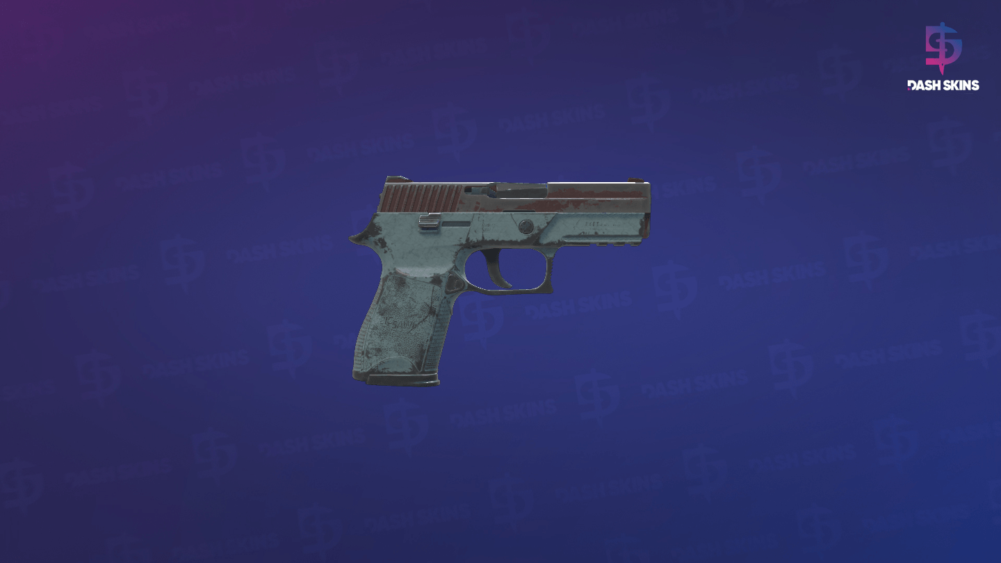 P250 | Copper Oxide (Battle-Scarred) - Backside Screenshot