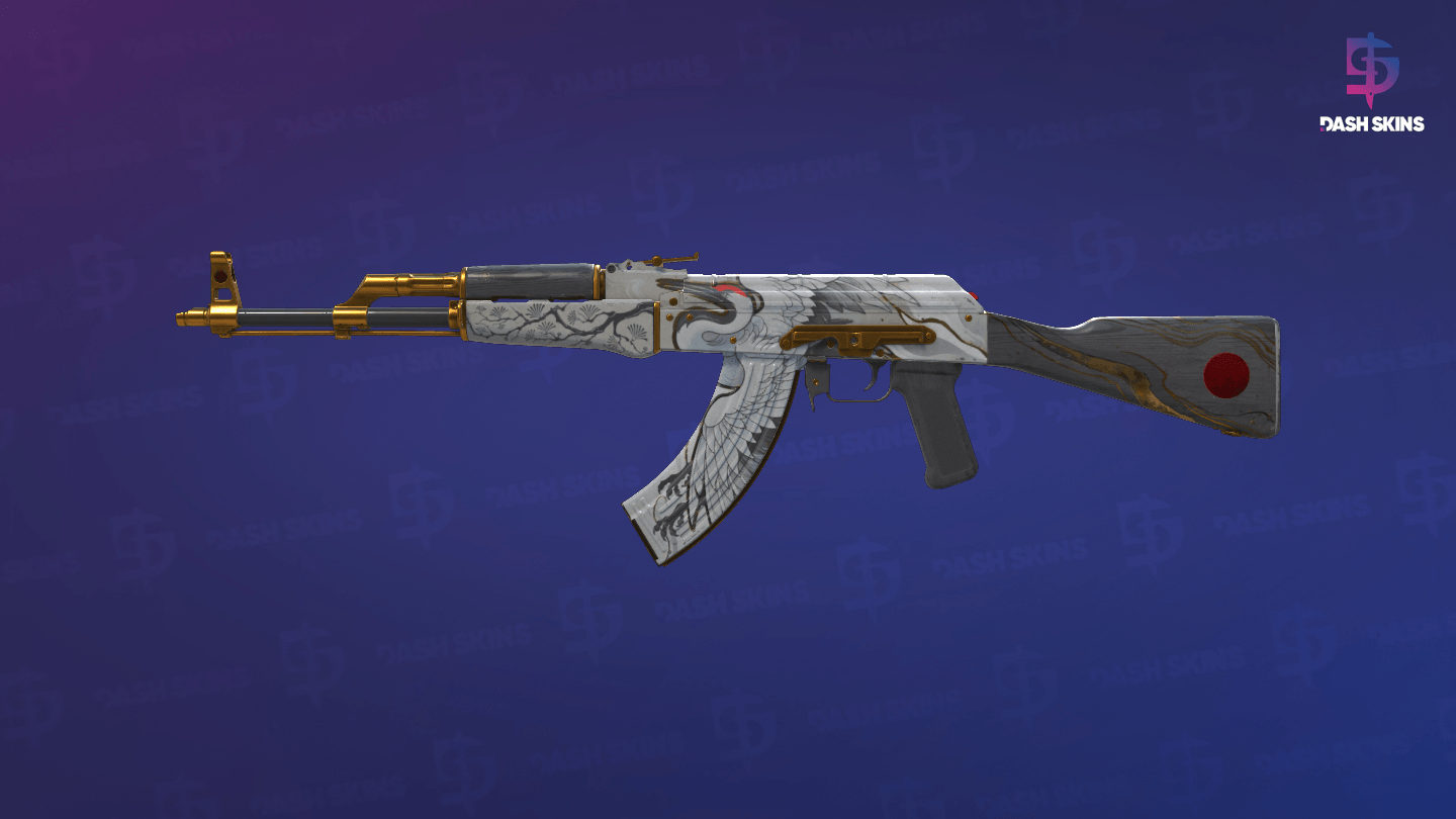AK-47 | Crane Flight (Field-Tested) - Frontside Screenshot
