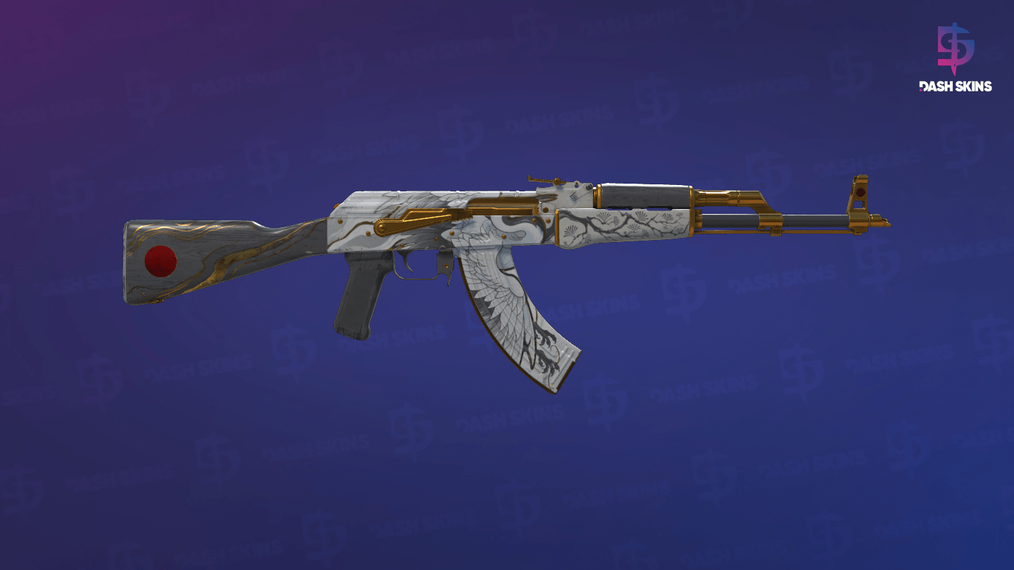 AK-47 | Crane Flight (Field-Tested) - Backside Screenshot