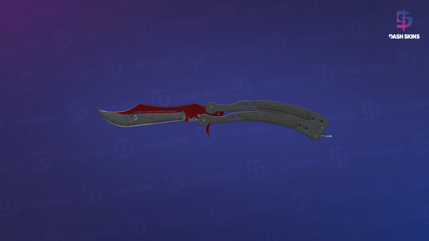 ★ StatTrak™ Butterfly Knife | Autotronic (Well-Worn) - Frontside Screenshot