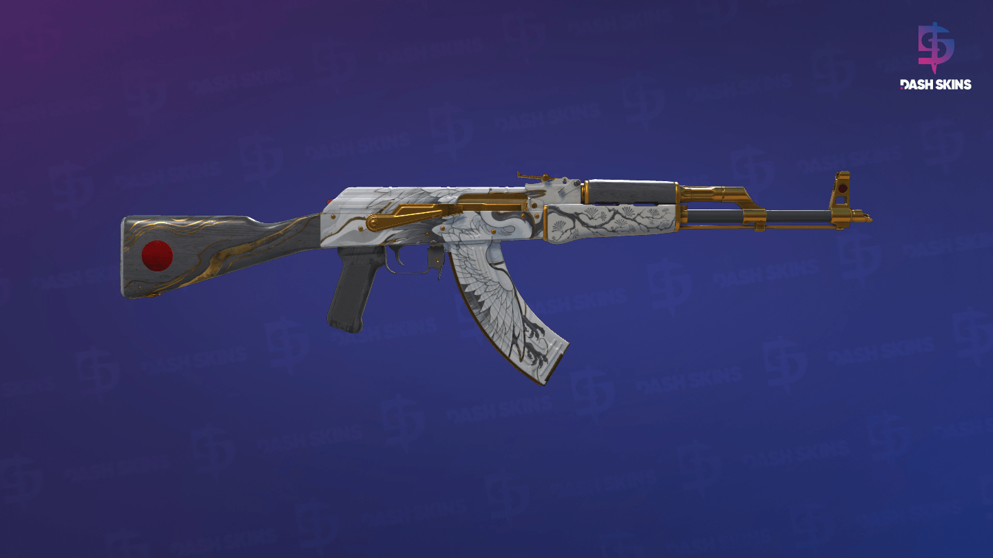 AK-47 | Crane Flight (Field-Tested) - Backside Screenshot