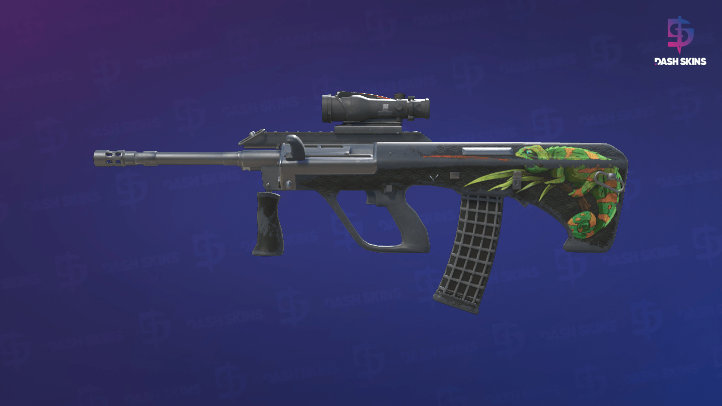 AUG | Chameleon (Well-Worn) - Frontside Screenshot