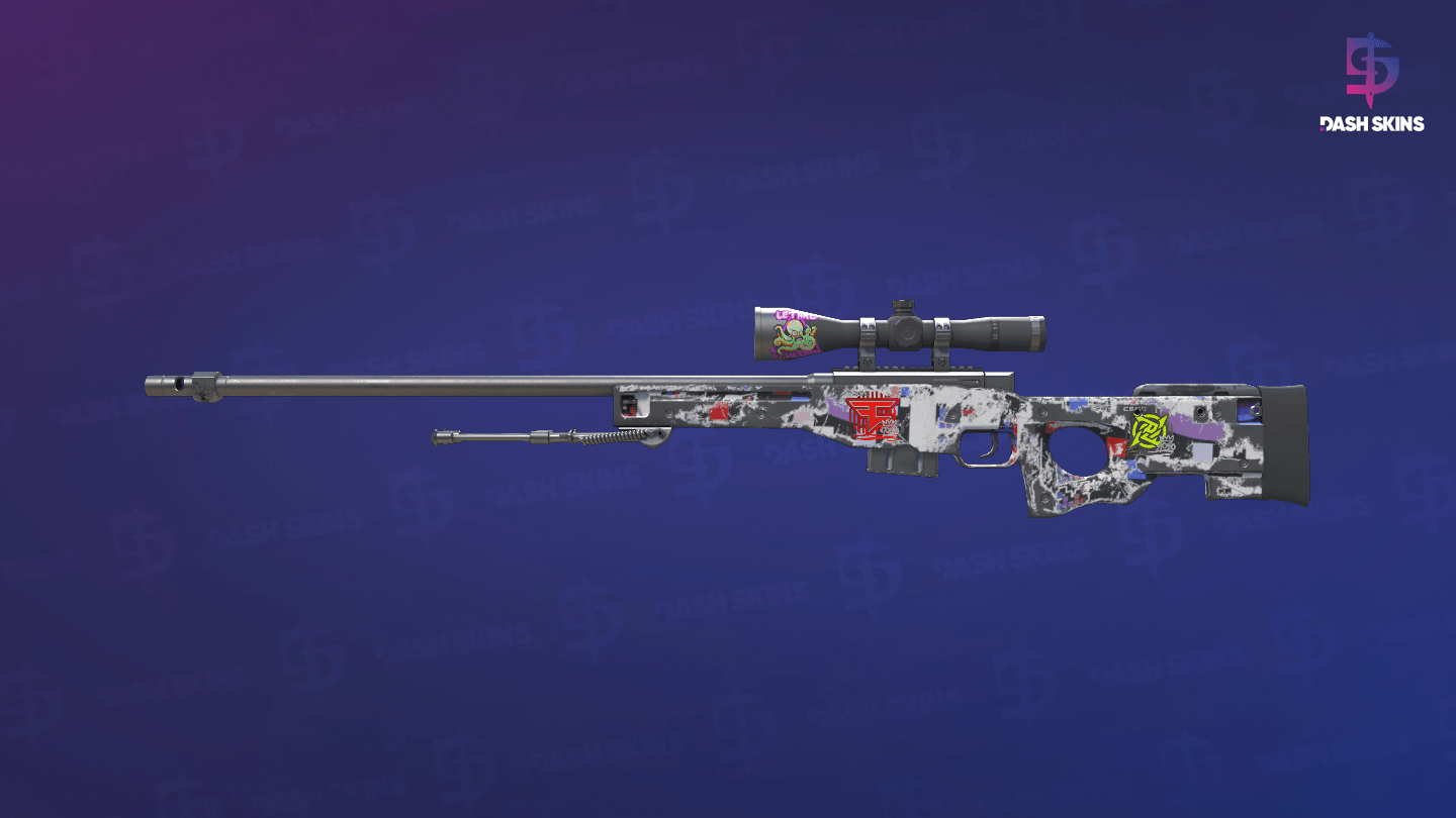 AWP | POP AWP (Well-Worn) - Frontside Screenshot