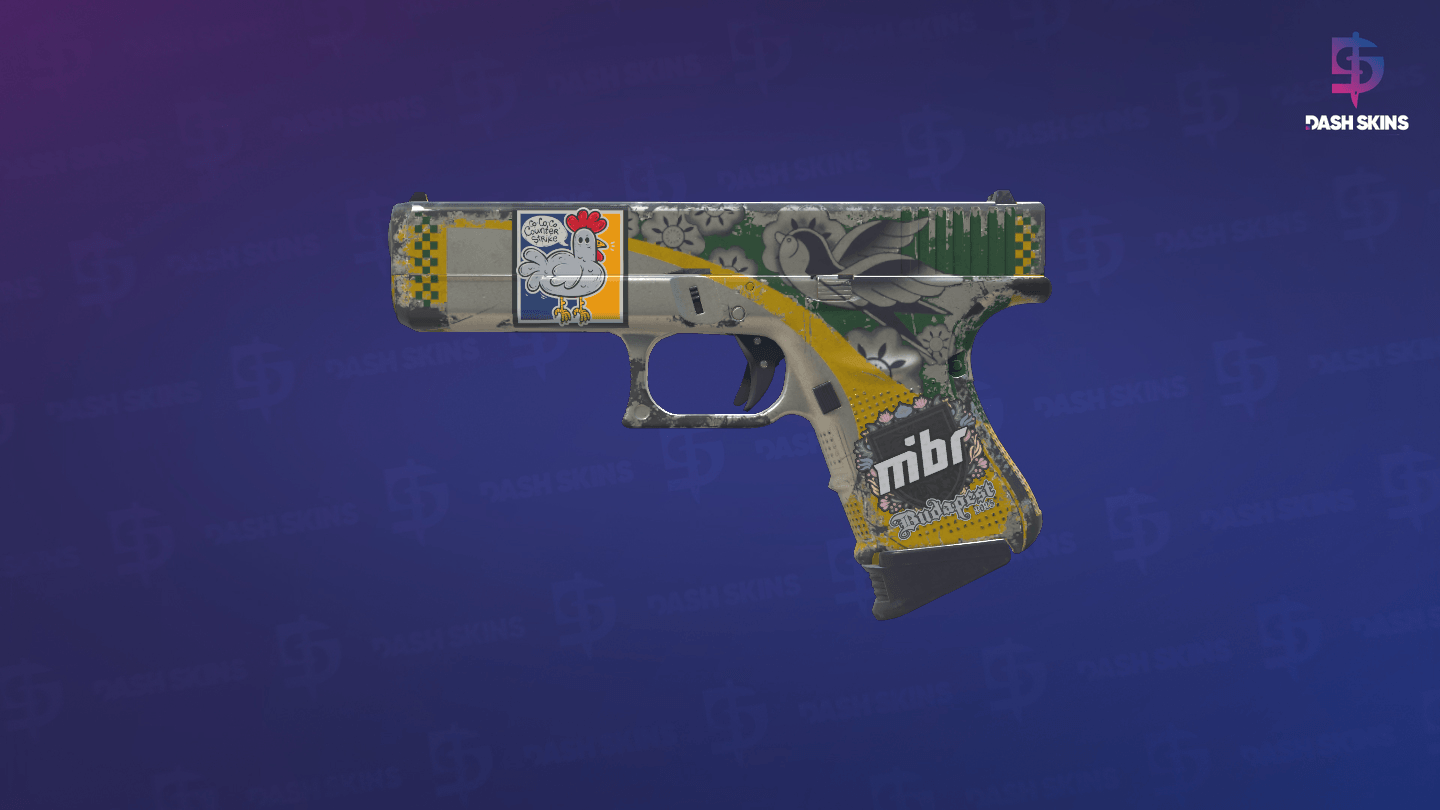 Glock-18 | Glockingbird (Field-Tested) - Frontside Screenshot