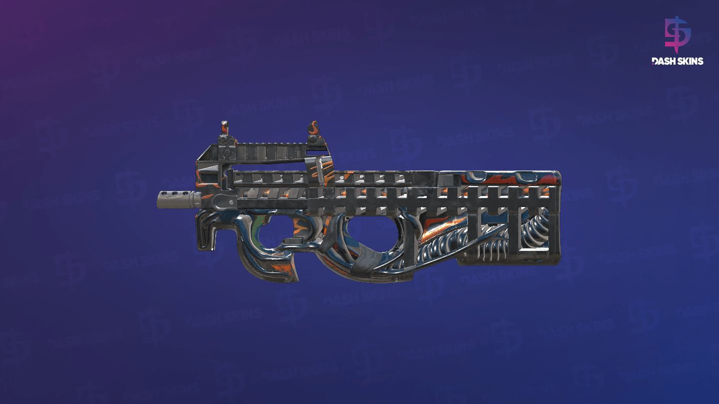 P90 | Vent Rush (Field-Tested) - Frontside Screenshot