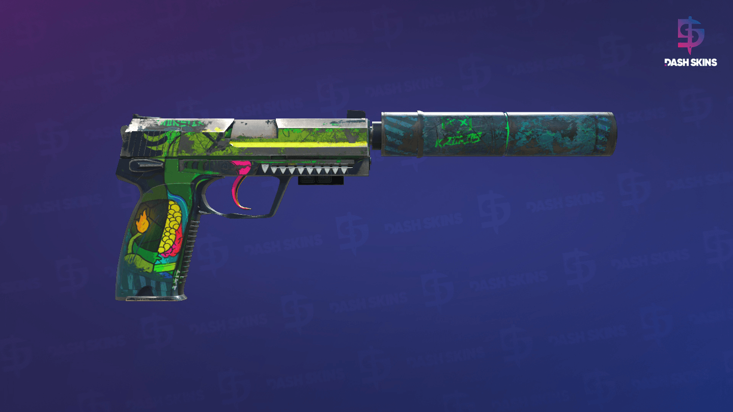 StatTrak™ USP-S | Monster Mashup (Battle-Scarred) - Backside Screenshot