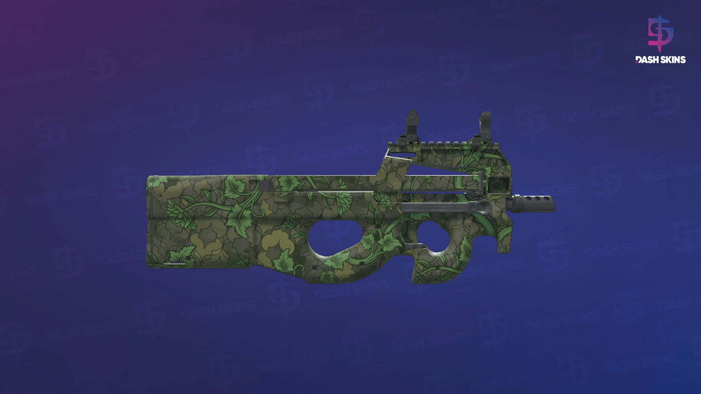 Souvenir P90 | Verdant Growth (Factory New) - Backside Screenshot