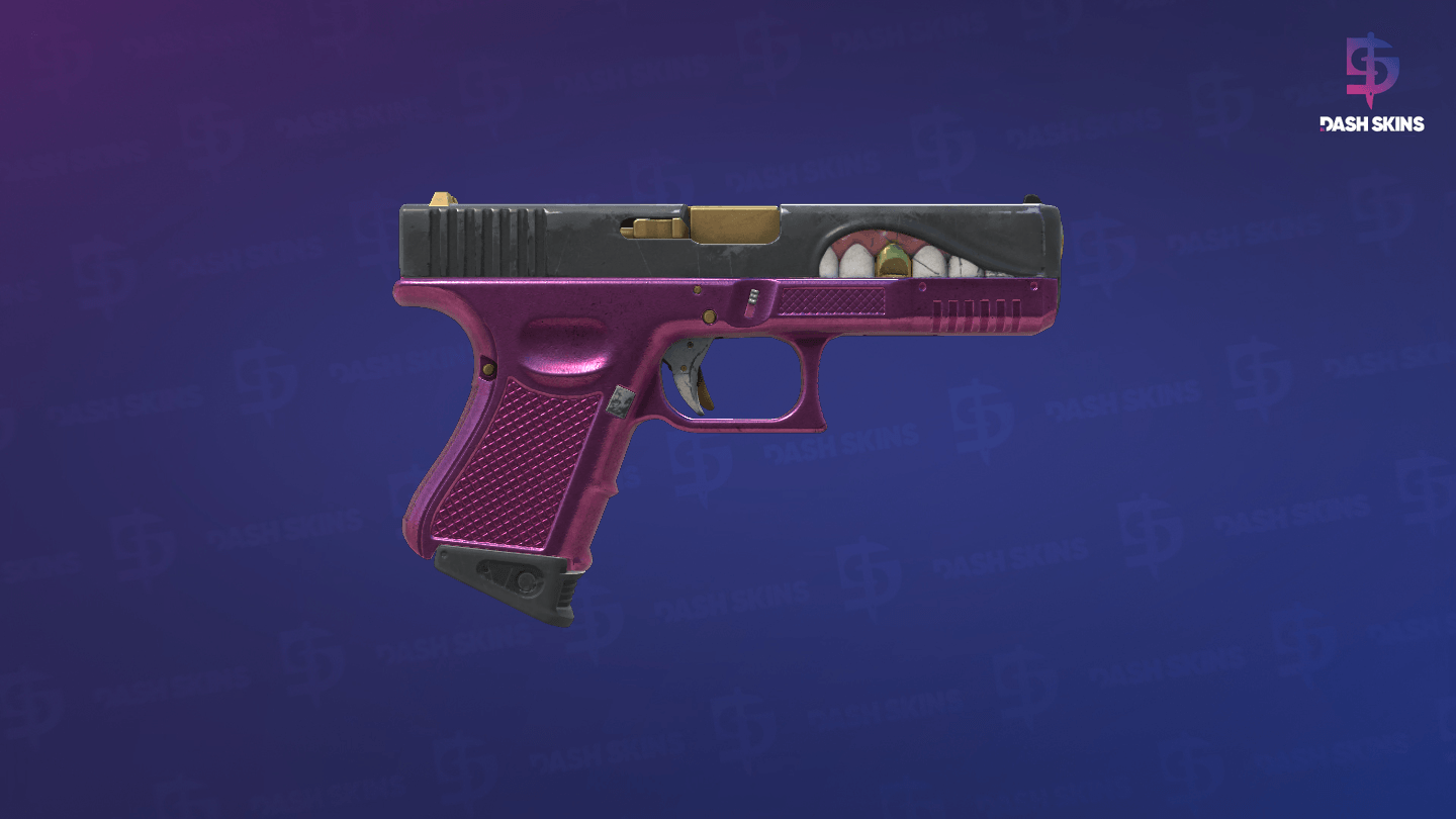 Glock-18 | Gold Toof (Well-Worn) - Backside Screenshot
