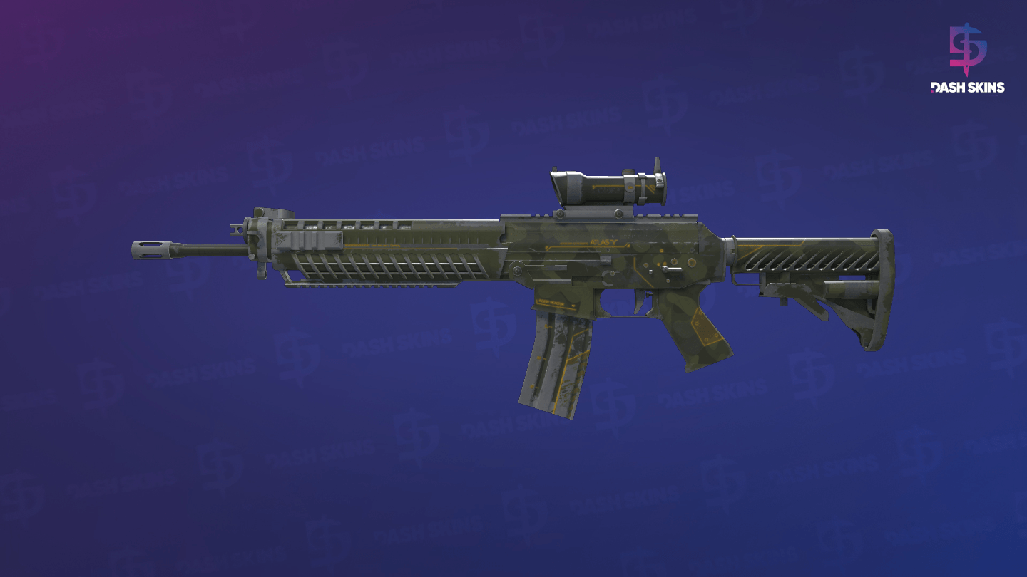 SG 553 | Atlas (Field-Tested) - Frontside Screenshot
