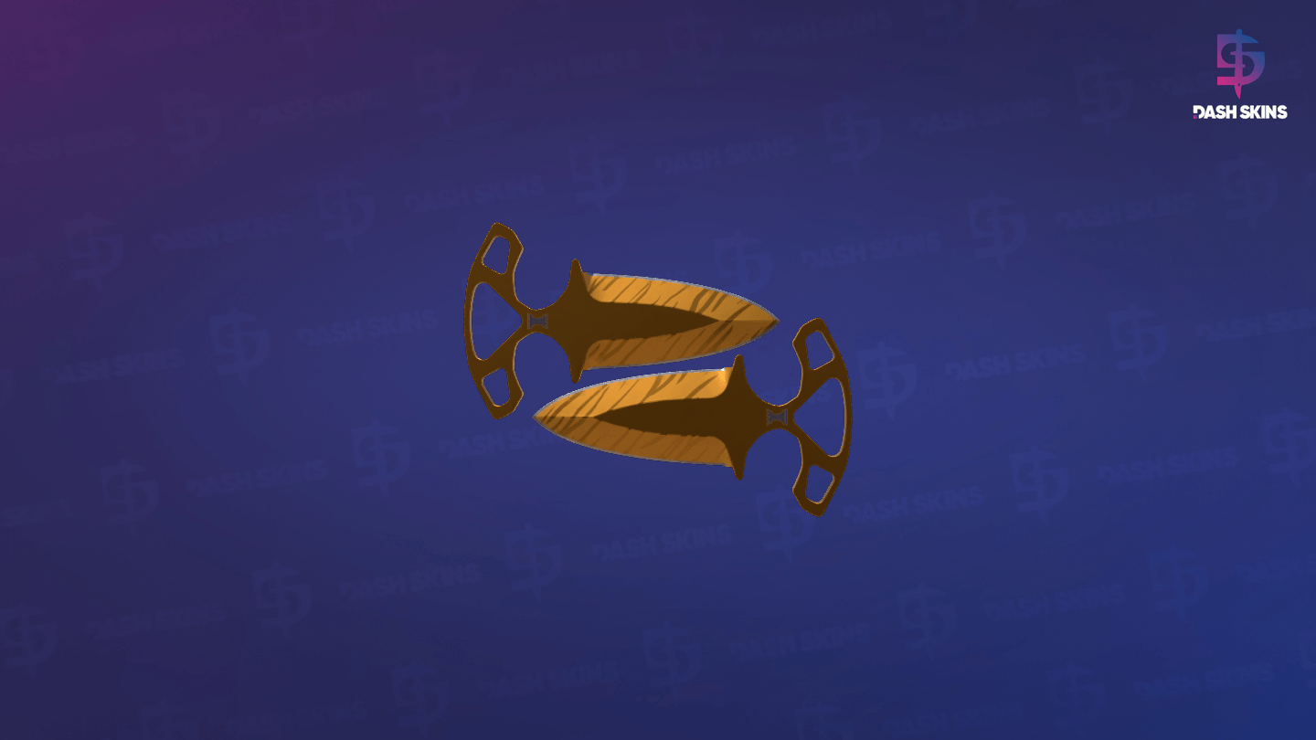 ★ Shadow Daggers | Tiger Tooth (Factory New) - Backside Screenshot