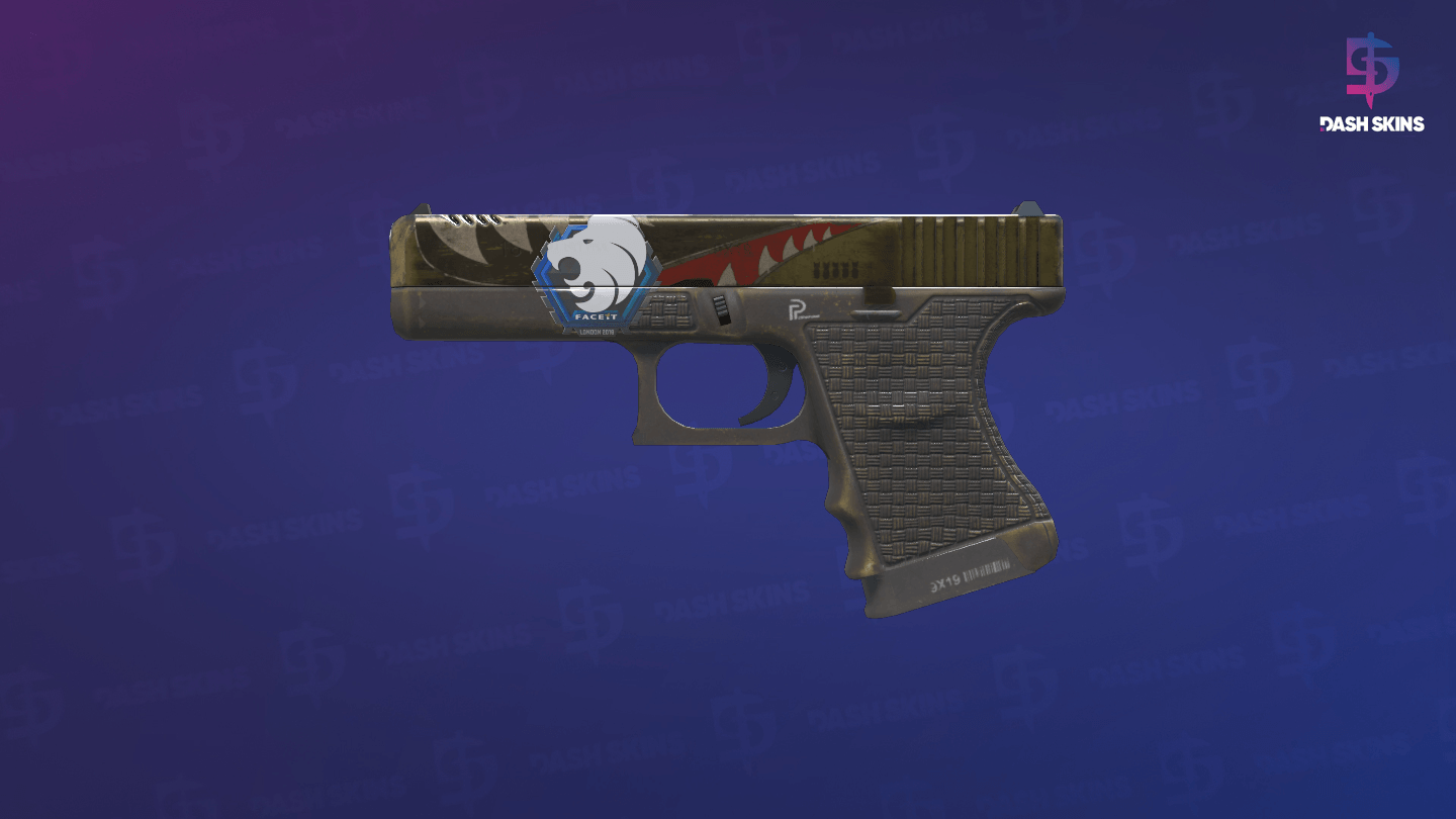 Glock-18 | Warhawk (Field-Tested) - Frontside Screenshot