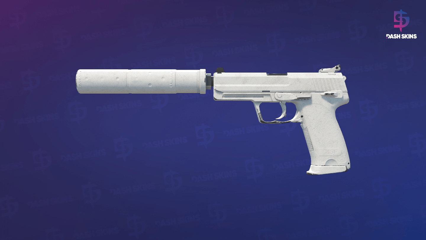 USP-S | Whiteout (Field-Tested) - Frontside Screenshot