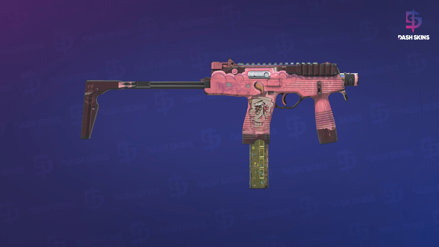 MP9 | Latte Rush (Well-Worn) - Backside Screenshot