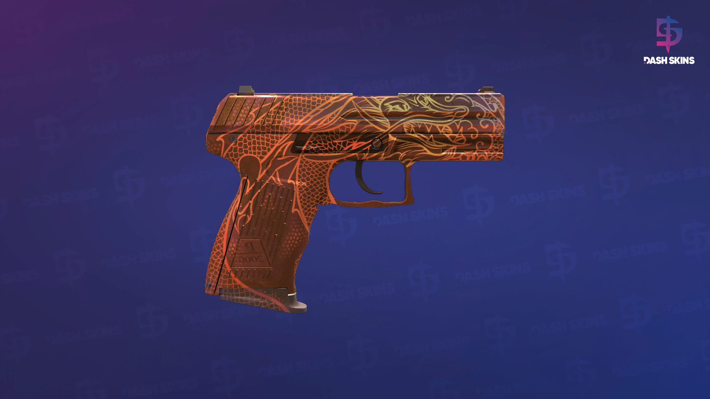P2000 | Imperial Dragon (Factory New) - Backside Screenshot