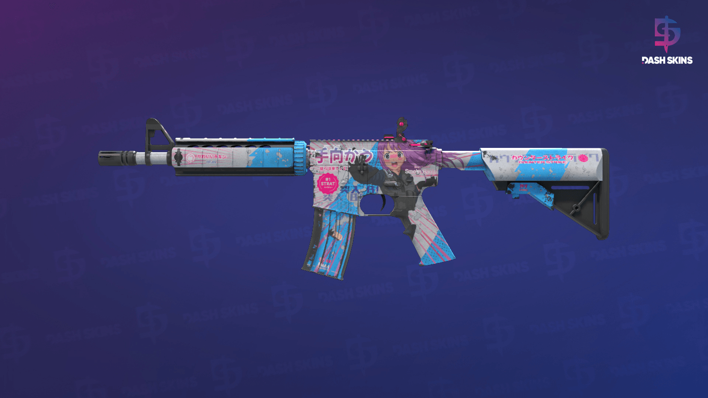 M4A4 | Temukau (Field-Tested) - Frontside Screenshot
