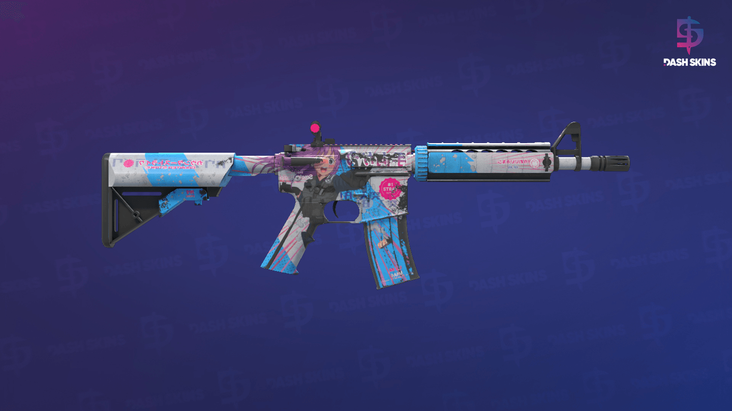 M4A4 | Temukau (Field-Tested) - Backside Screenshot