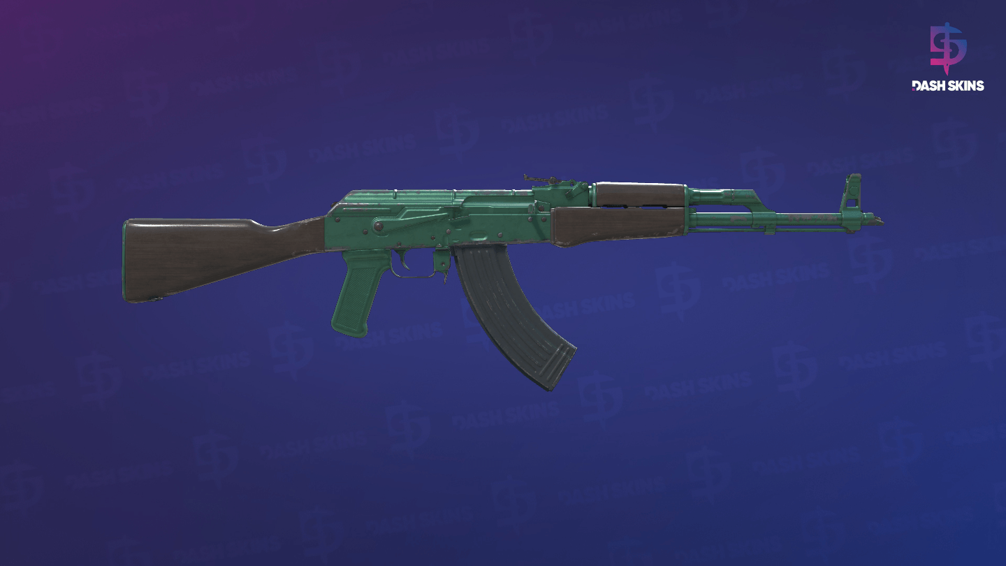 AK-47 | Wintergreen (Field-Tested) - Backside Screenshot