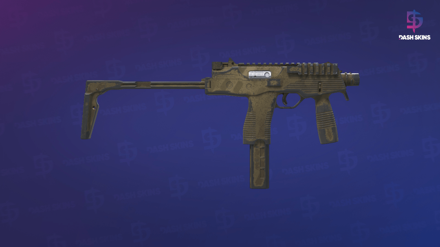 MP9 | Sand Dashed (Field-Tested) - Backside Screenshot