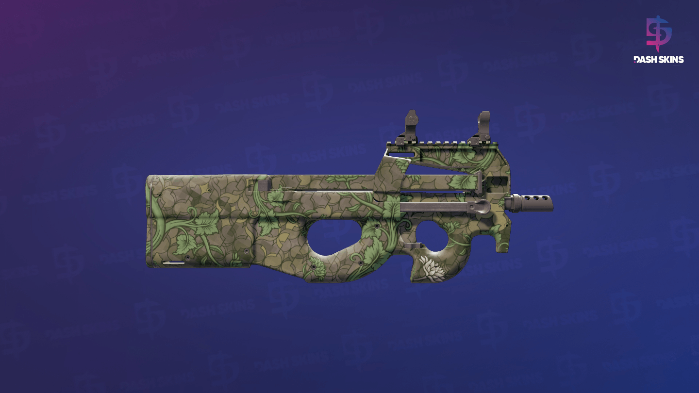 Souvenir P90 | Verdant Growth (Factory New) - Backside Screenshot