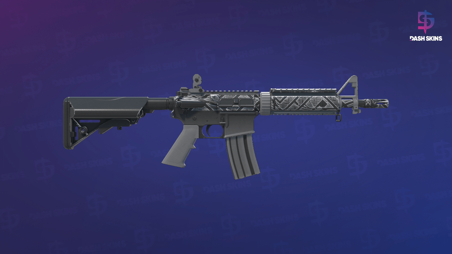 M4A4 | Aeolian Dark (Minimal Wear) - Backside Screenshot