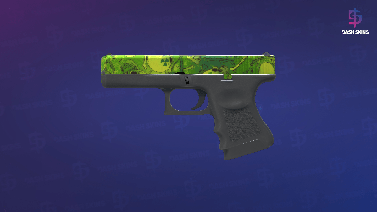 Glock-18 | Nuclear Garden (Minimal Wear) - Frontside Screenshot
