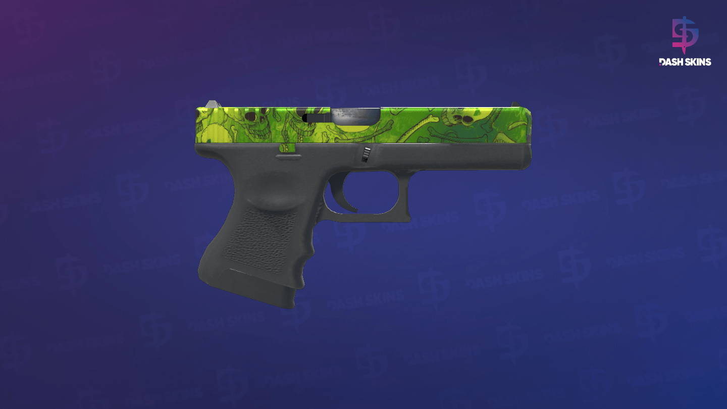 Glock-18 | Nuclear Garden (Minimal Wear) - Backside Screenshot