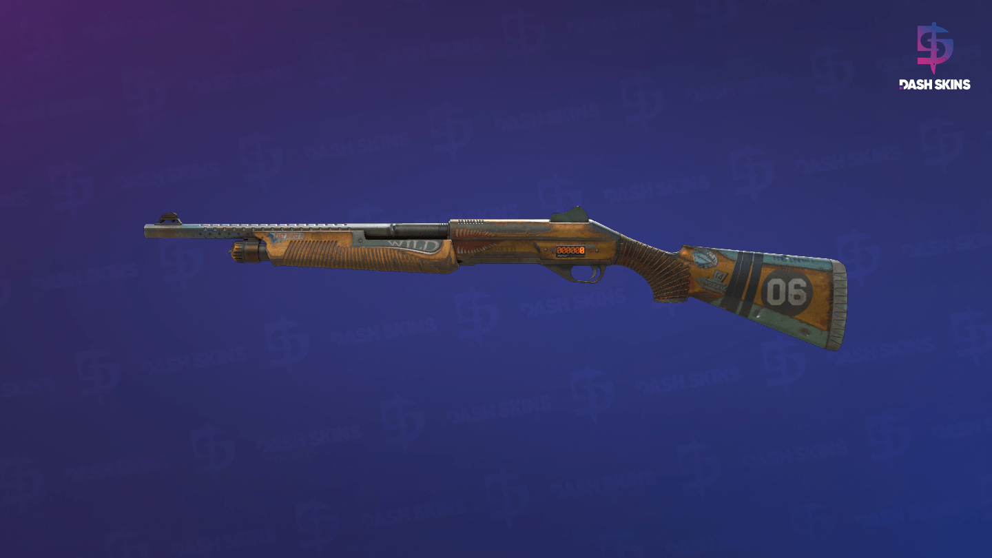 StatTrak™ Nova | Wild Six (Well-Worn) - Frontside Screenshot