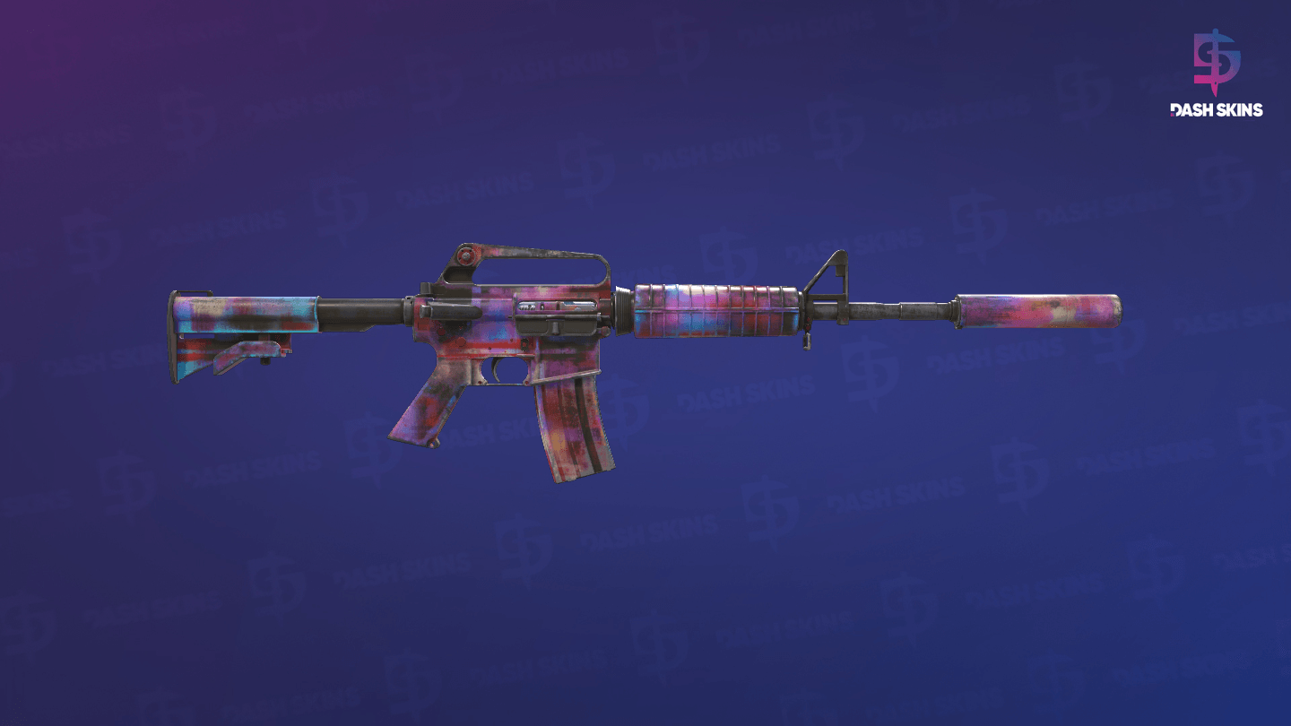 M4A1-S | Glitched Paint (Field-Tested) - Backside Screenshot
