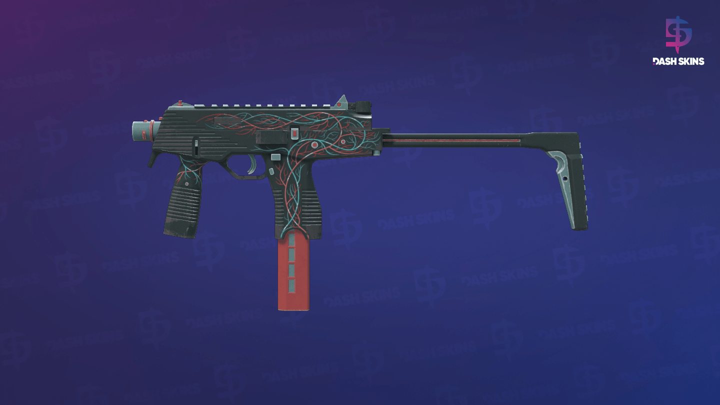 MP9 | Capillary (Field-Tested) - Frontside Screenshot