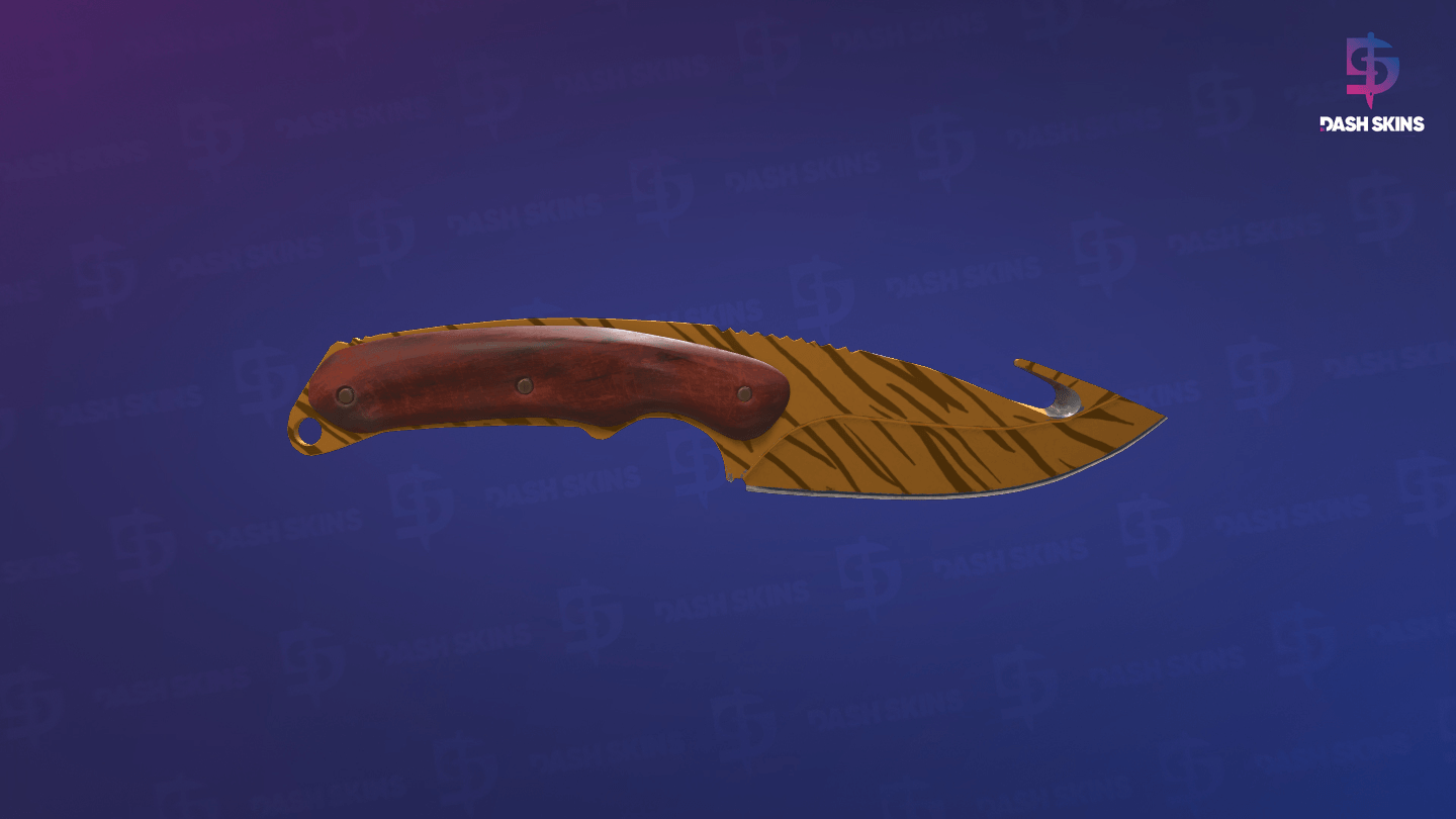 ★ Gut Knife | Tiger Tooth (Factory New) - Frontside Screenshot