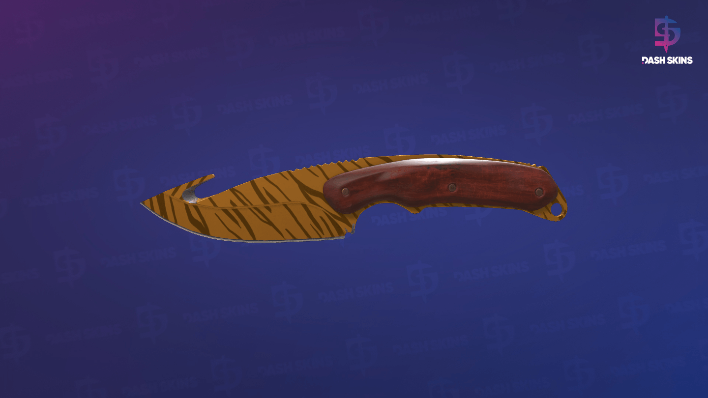 ★ Gut Knife | Tiger Tooth (Factory New) - Backside Screenshot