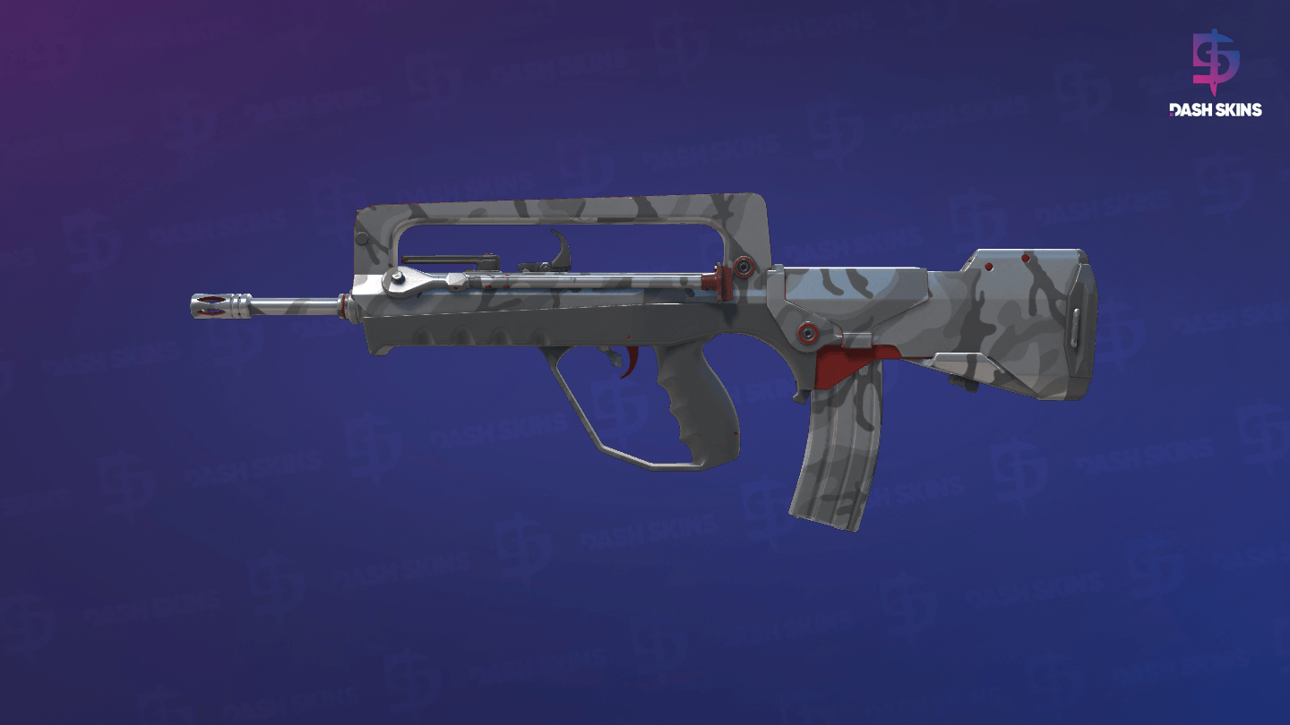 FAMAS | Grey Ghost (Minimal Wear) - Frontside Screenshot