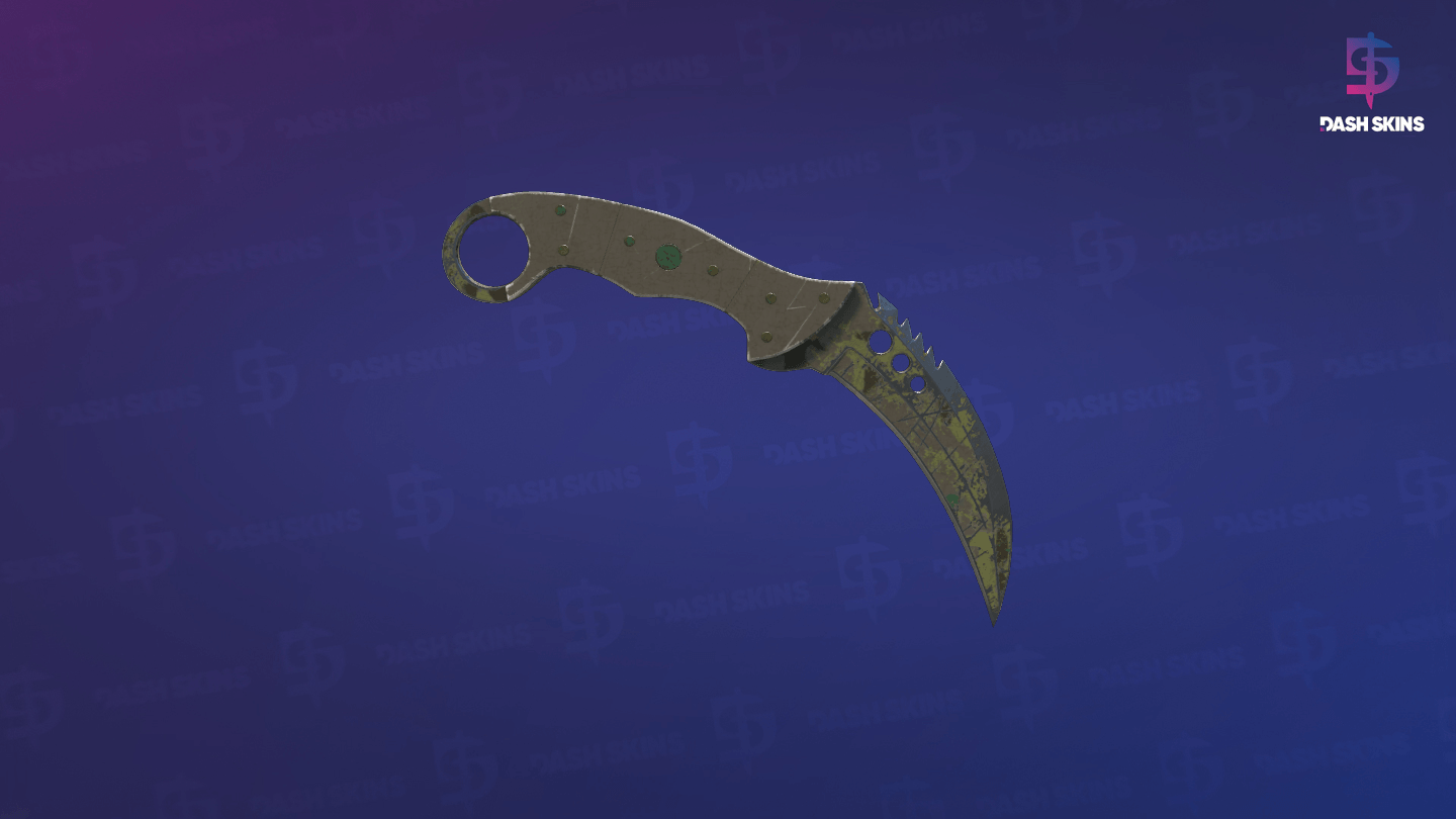 ★ Talon Knife | Boreal Forest (Battle-Scarred) - Backside Screenshot