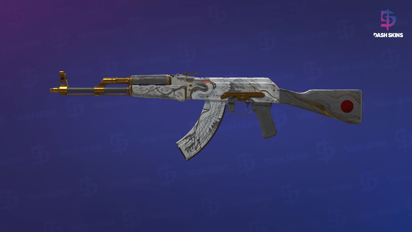 AK-47 | Crane Flight (Battle-Scarred) - Frontside Screenshot