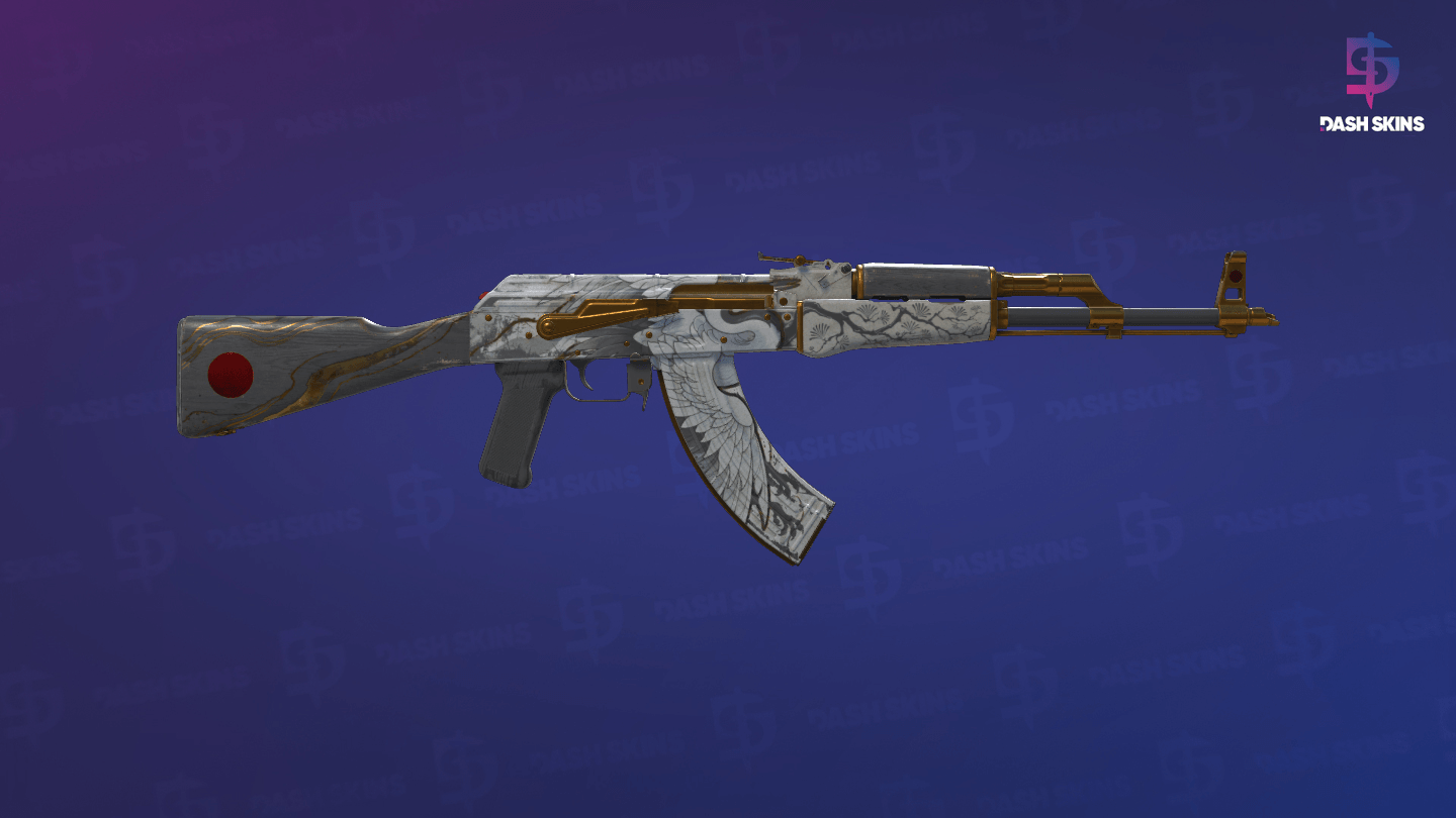 AK-47 | Crane Flight (Battle-Scarred) - Backside Screenshot