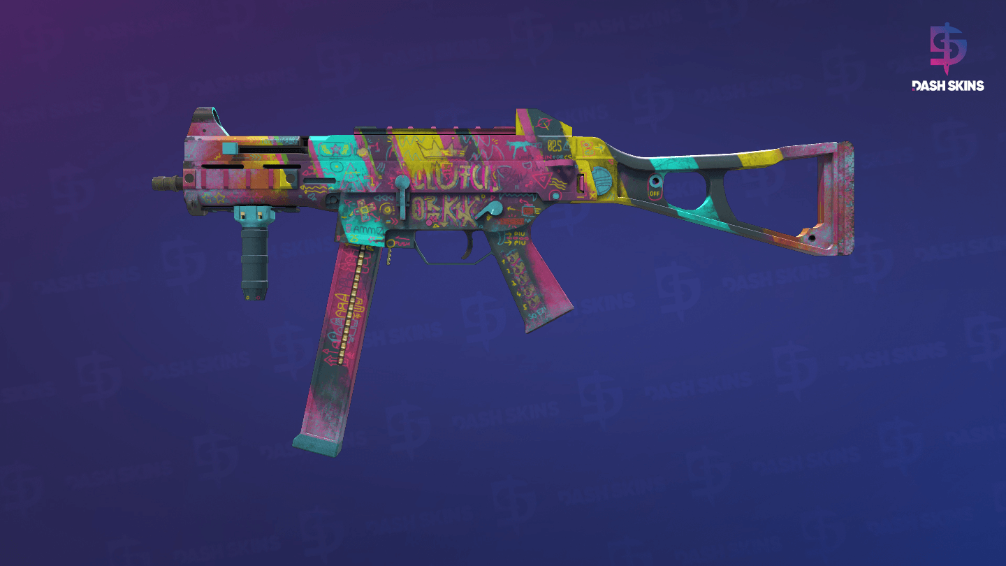 UMP-45 | Wild Child (Field-Tested) - Frontside Screenshot