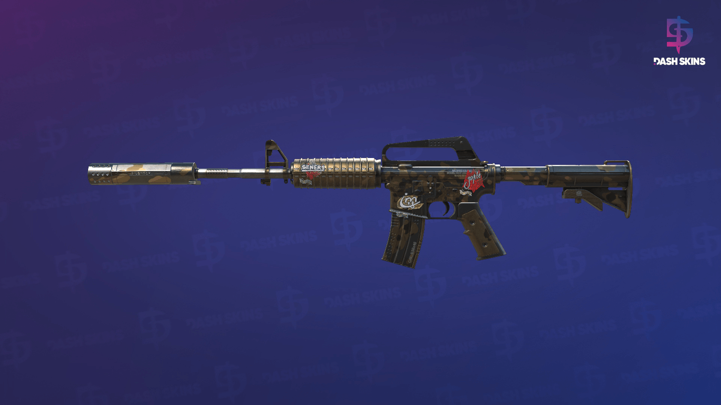 M4A1-S | Mud-Spec (Minimal Wear) - Frontside Screenshot
