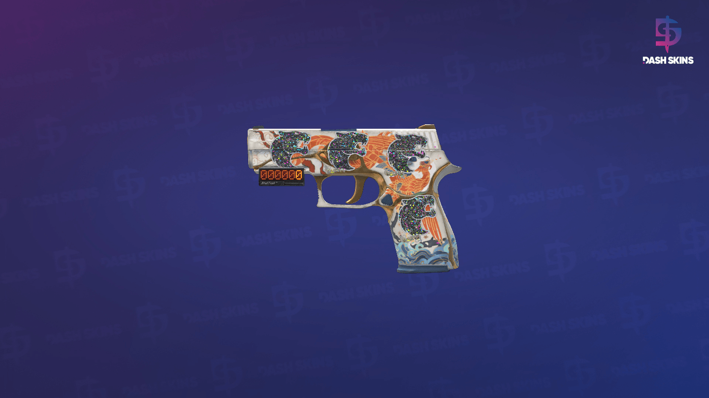 StatTrak™ P250 | Kintsugi (Field-Tested) - Frontside Screenshot