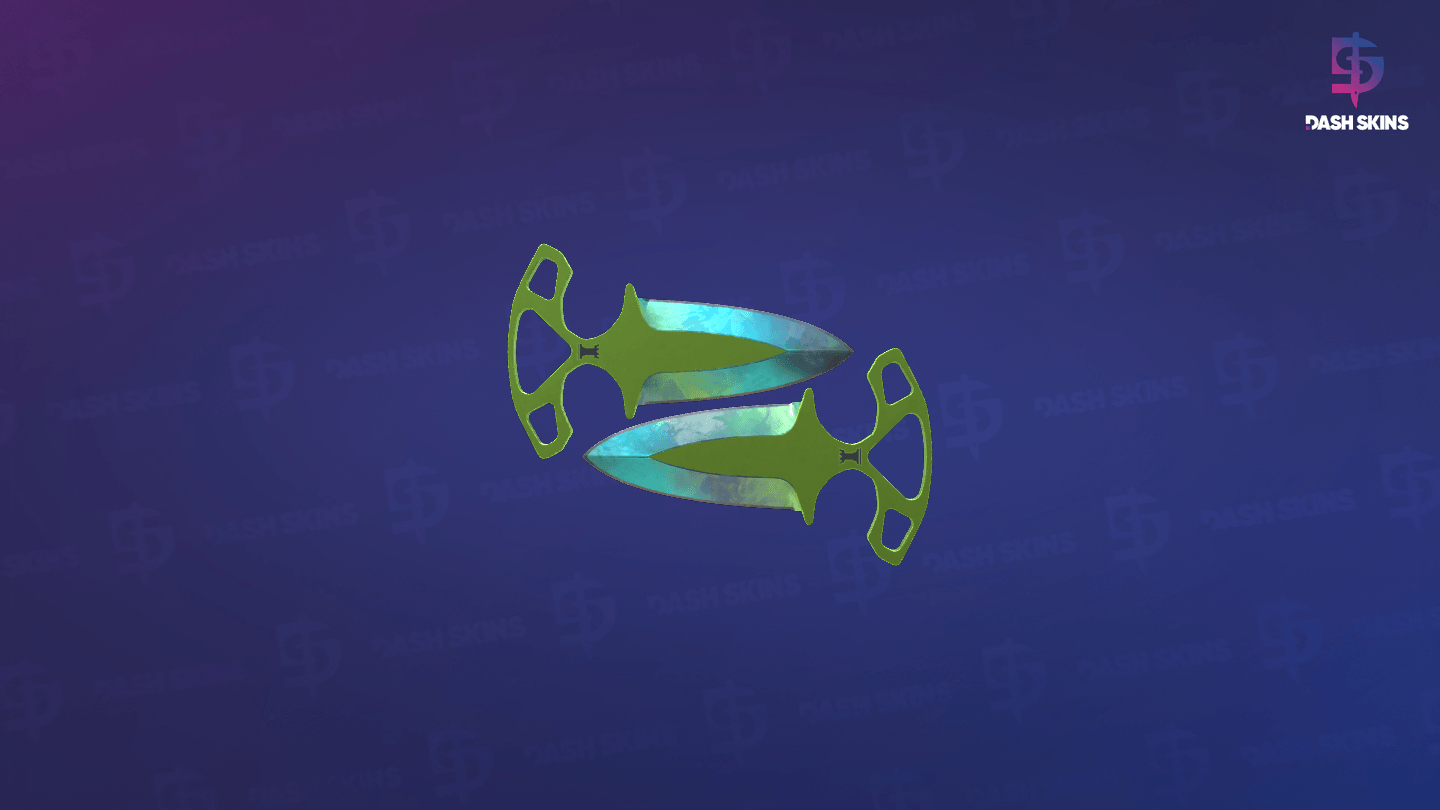 ★ Shadow Daggers | Gamma Doppler (Factory New) - Backside Screenshot
