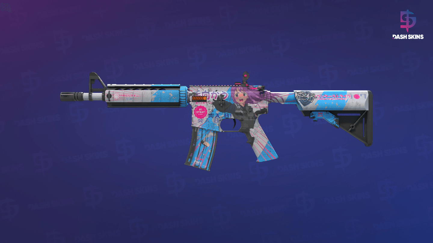 StatTrak™ M4A4 | Temukau (Field-Tested) - Frontside Screenshot