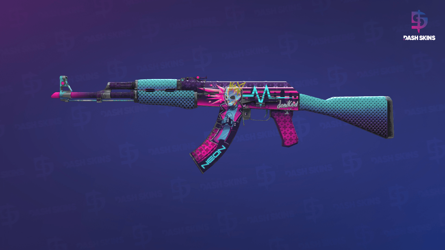 AK-47 | Neon Rider (Field-Tested) - Frontside Screenshot