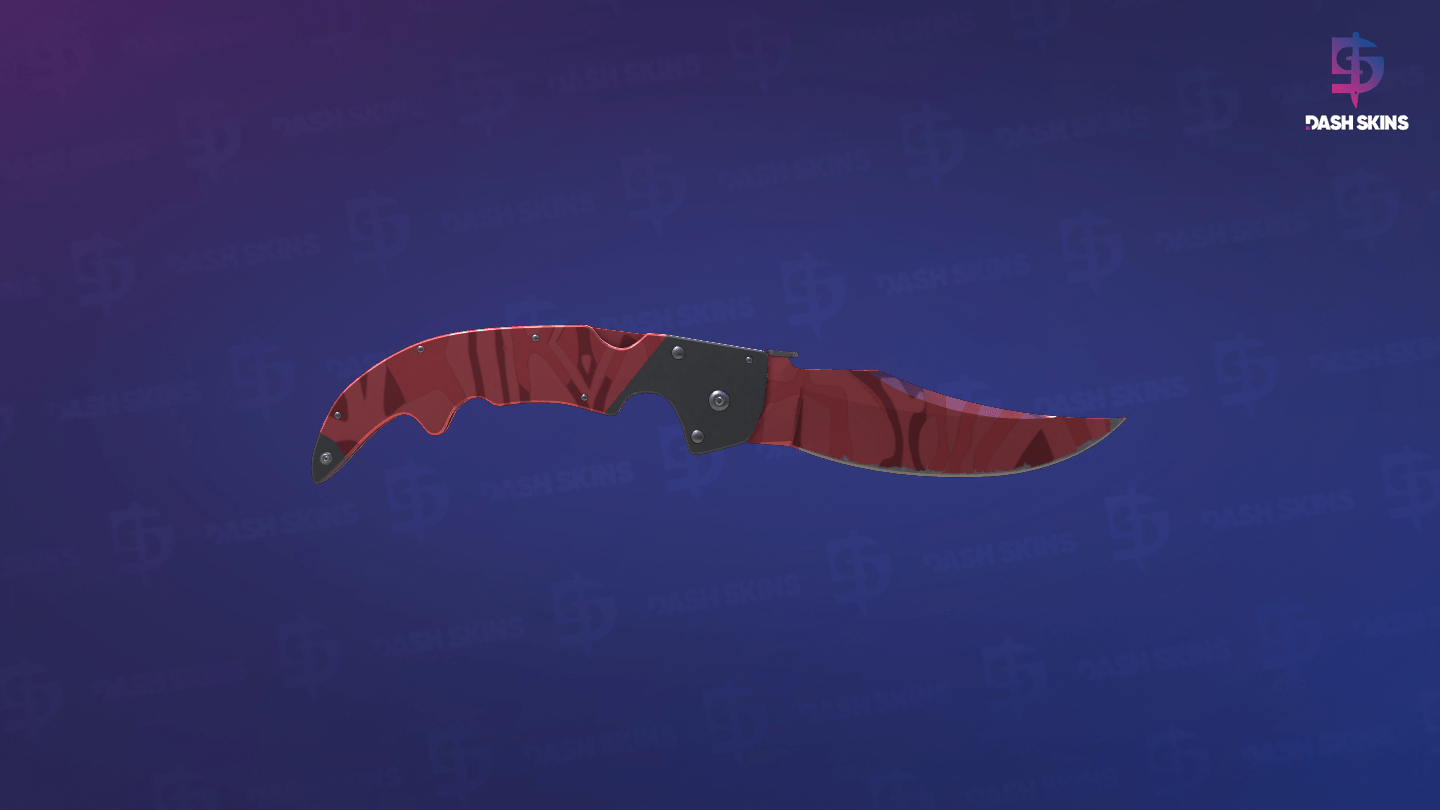 ★ Falchion Knife | Slaughter (Minimal Wear) - Frontside Screenshot