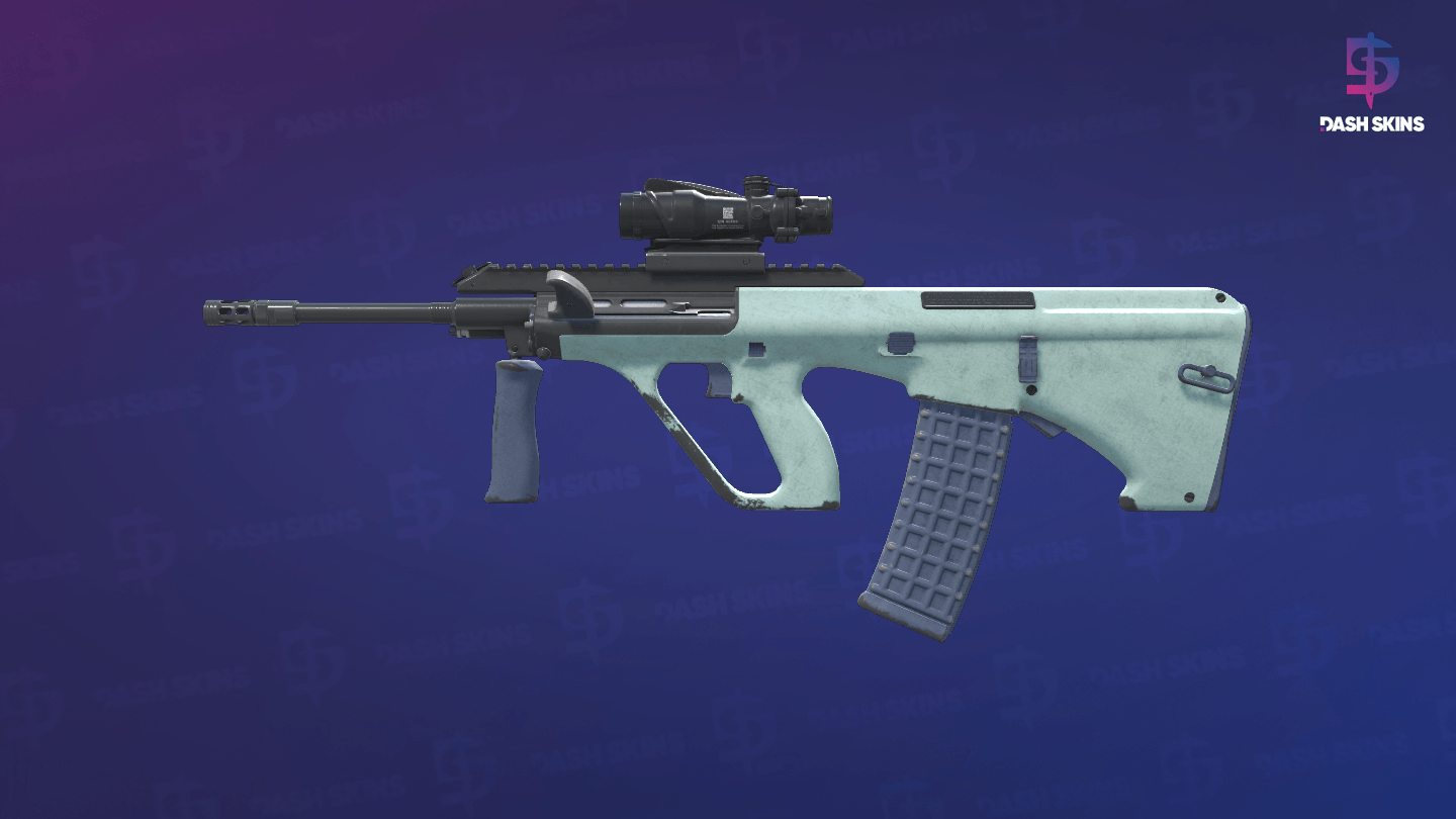 AUG | Storm (Field-Tested) - Frontside Screenshot