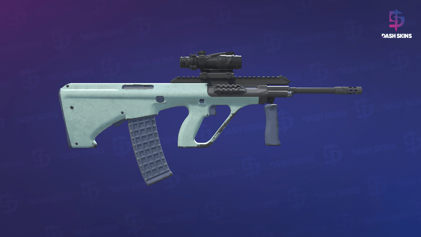 AUG | Storm (Field-Tested) - Backside Screenshot