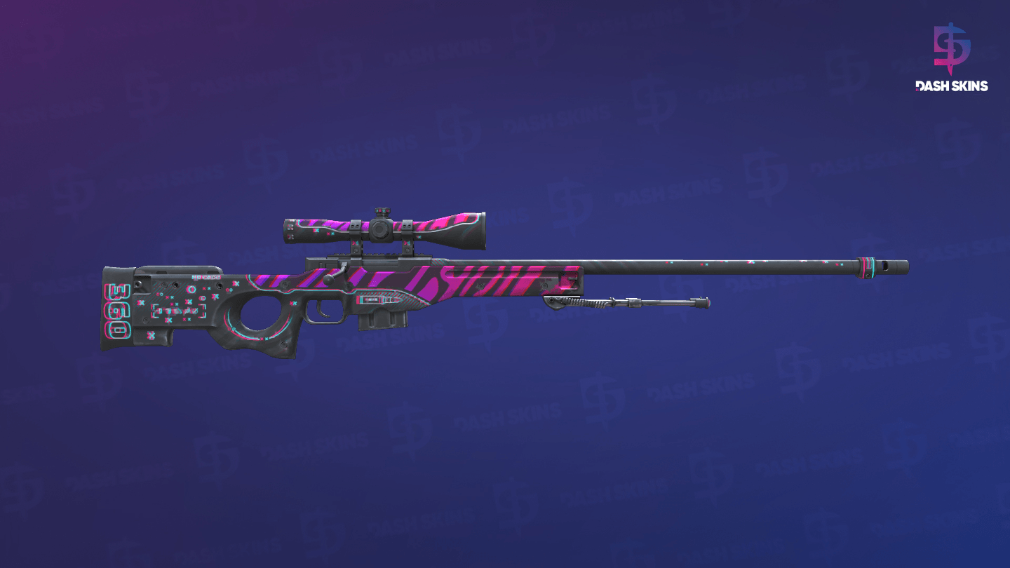 AWP | Chromatic Aberration (Field-Tested) - Backside Screenshot