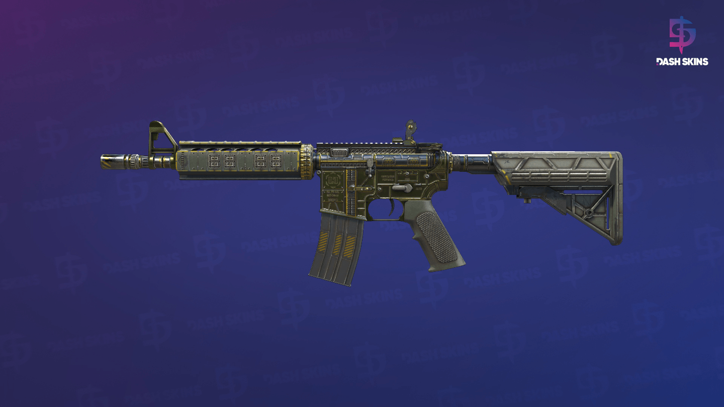 M4A4 | The Battlestar (Field-Tested) - Frontside Screenshot