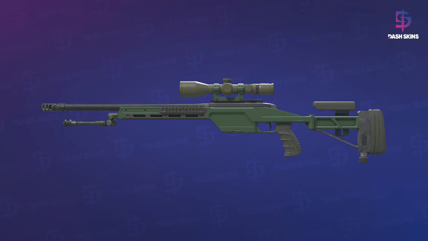 SSG 08 | Green Ceramic (Minimal Wear) - Frontside Screenshot