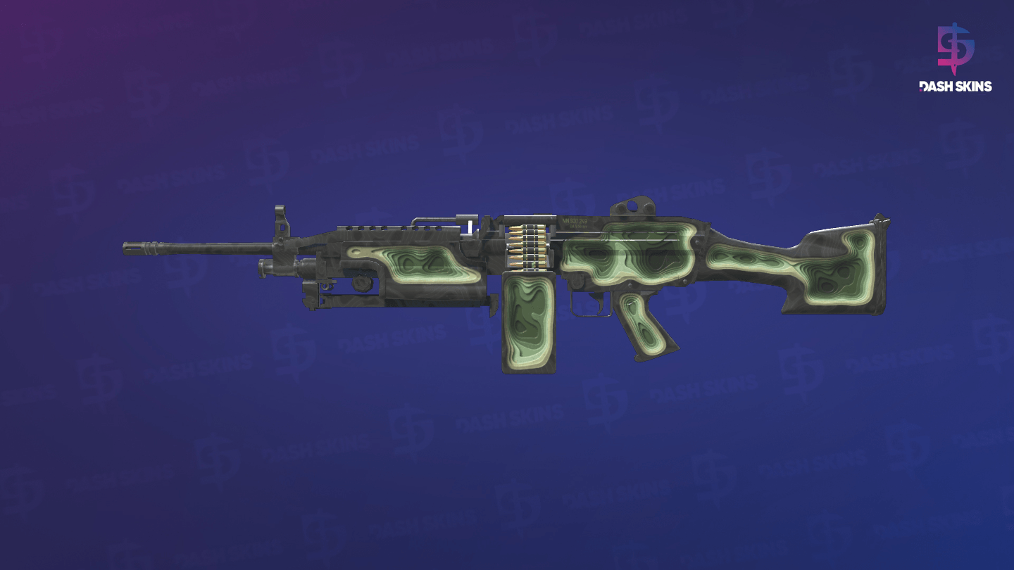M249 | Deep Relief (Field-Tested) - Frontside Screenshot
